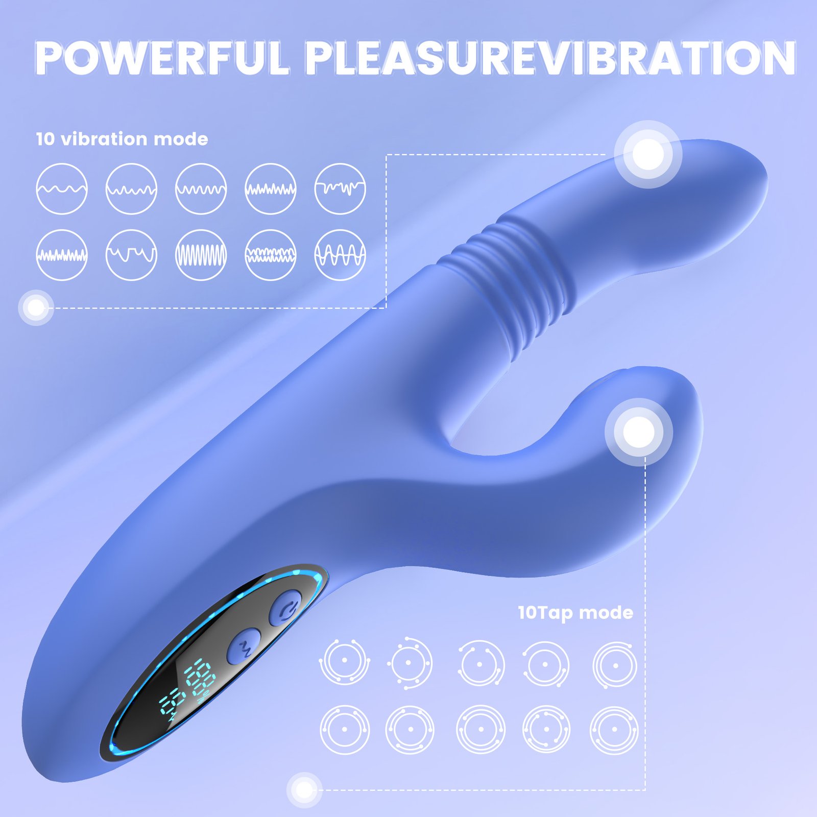 Led screen rabbit vibrator - Image 6