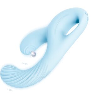 best design rabbit vibrator built two motors inside for rabbit and G-spot