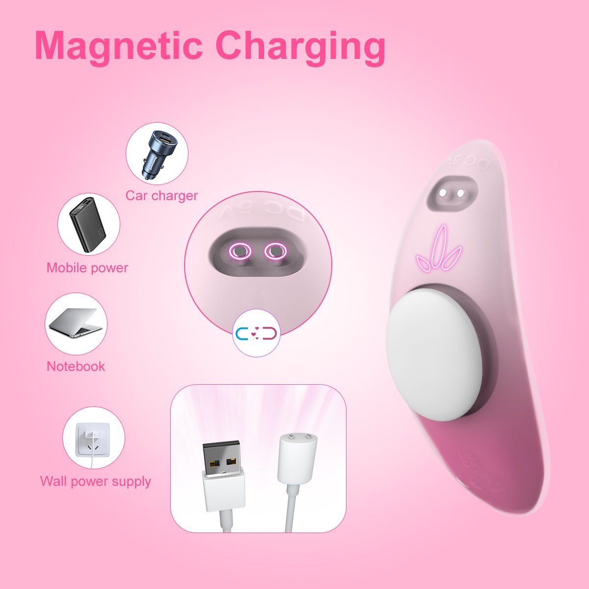 Wearable panty vibrator remote double layers silicone - Image 5