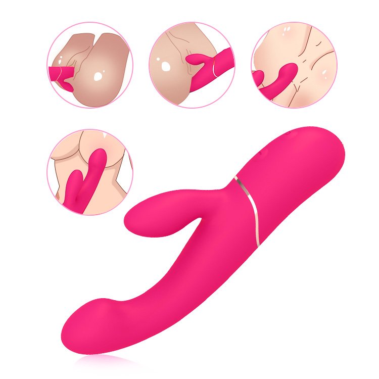 Rabbit vibrator / Unique design / soft inner liquid silicone - Image 3