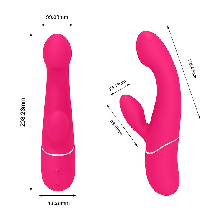 Rabbit vibrator / Unique design / soft inner liquid silicone - Image 4